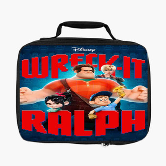 Disney Wreck It Ralph Art Custom Lunch Bag Fully Lined and Insulated for Adult and Kids