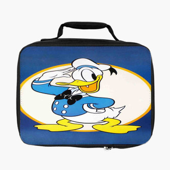 Donald Duck Disney Custom Lunch Bag Fully Lined and Insulated for Adult and Kids