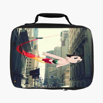 Flying Astroboy Custom Lunch Bag Fully Lined and Insulated for Adult and Kids