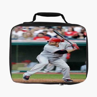 Joey Votto Cincinnati Reds Art Custom Lunch Bag Fully Lined and Insulated for Adult and Kids