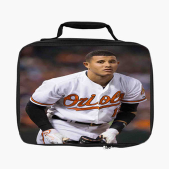 Manny Machado Baltimore Orioles Art Custom Lunch Bag Fully Lined and Insulated for Adult and Kids