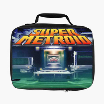 Metroid Super Metroid Custom Lunch Bag Fully Lined and Insulated for Adult and Kids