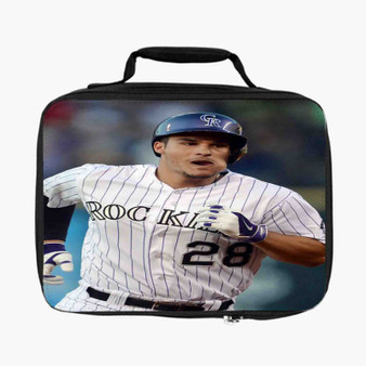 Nolan Arenado Colorado Rockies BAseball Player Custom Lunch Bag Fully Lined and Insulated for Adult and Kids