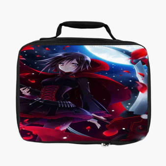 Rwby Ruby Custom Lunch Bag Fully Lined and Insulated for Adult and Kids