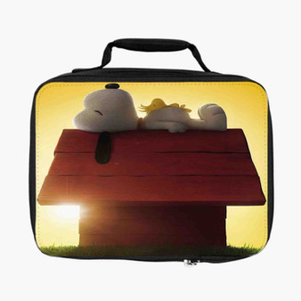 Snoopy The Peanuts Movie Custom Lunch Bag Fully Lined and Insulated for Adult and Kids