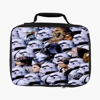 Star Wars Characters With Troopers Custom Lunch Bag Fully Lined and Insulated for Adult and Kids