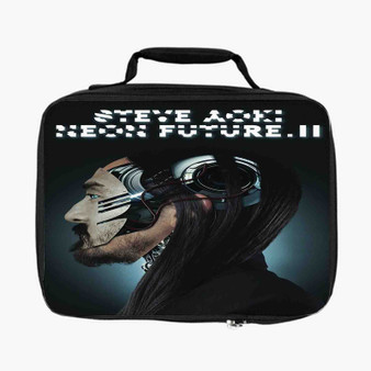 Steve Aoki Neon Future II Custom Lunch Bag Fully Lined and Insulated for Adult and Kids