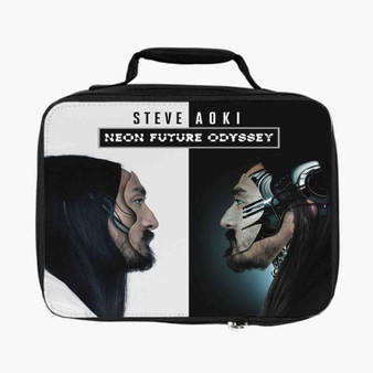 Steve Aoki Neon Future Odyssey Custom Lunch Bag Fully Lined and Insulated for Adult and Kids