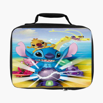 Stitch from Lilo and Stitch Custom Lunch Bag Fully Lined and Insulated for Adult and Kids