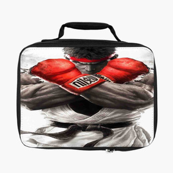 Street Fighter Ryu Custom Lunch Bag Fully Lined and Insulated for Adult and Kids