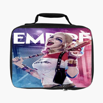 Suicide Squad Harley Quinns Custom Lunch Bag Fully Lined and Insulated for Adult and Kids