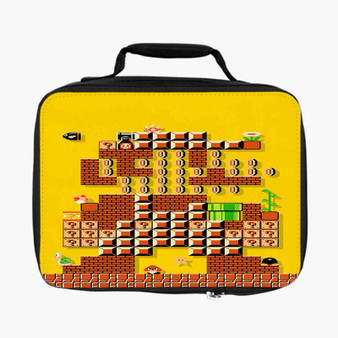 Super Mario Maker Body Art Custom Lunch Bag Fully Lined and Insulated for Adult and Kids