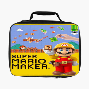 Super Mario Maker New Custom Lunch Bag Fully Lined and Insulated for Adult and Kids