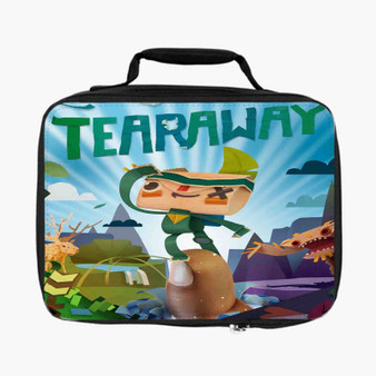 Tearaway Video Games Custom Lunch Bag Fully Lined and Insulated for Adult and Kids