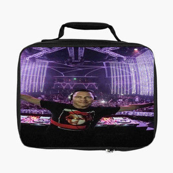 Tiesto DJ Art Custom Lunch Bag Fully Lined and Insulated for Adult and Kids