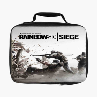 Tom Clancy s Rainbow Six Siege White New Custom Lunch Bag Fully Lined and Insulated for Adult and Kids