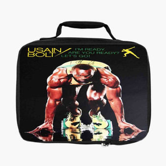 Usain Bolt Quotes New Custom Lunch Bag Fully Lined and Insulated for Adult and Kids
