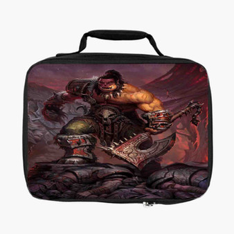 Warlords of Draenor World Of Warcraft Custom Lunch Bag Fully Lined and Insulated for Adult and Kids