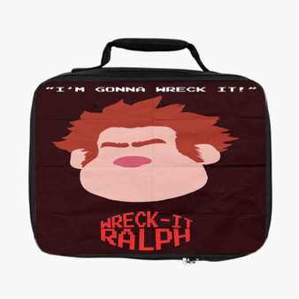 Wreck It Ralph Quotes Custom Lunch Bag Fully Lined and Insulated for Adult and Kids