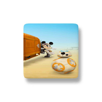 BB8 and Minnie Mouse Star Wars The Force Awakens New Custom Magnet Refrigerator Porcelain