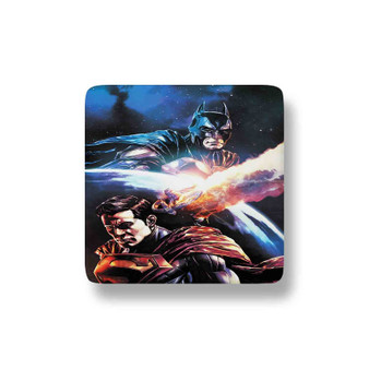 Classic Batman and Superman Custom Magnet Refrigerator Porcelain