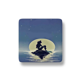 Disney Ariel The Little Mermaid With Moon Custom Magnet Refrigerator Porcelain