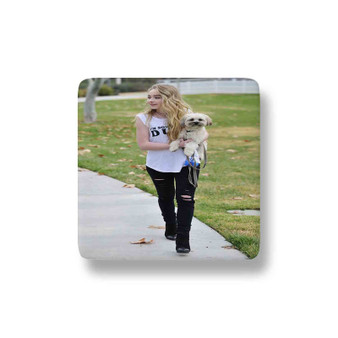 Sabrina Carpenter Walking Her Dog Custom Magnet Refrigerator Porcelain