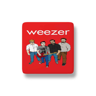 Weezer Band Custom Magnet Refrigerator Porcelain