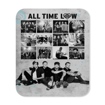 All Time Low Photo Collage Custom Mouse Pad Gaming Rubber Backing