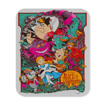 Disney Alice In Wonderland Arts Custom Mouse Pad Gaming Rubber Backing