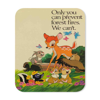 Disney Bambi Quotes Custom Mouse Pad Gaming Rubber Backing