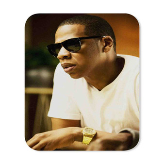 Jay Z Glasses Art Custom Mouse Pad Gaming Rubber Backing