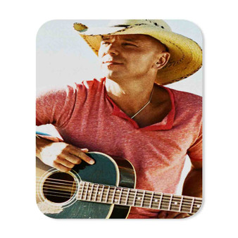 Kenny Chesney Guitar Custom Mouse Pad Gaming Rubber Backing