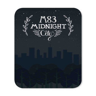 M83 Band Art Custom Mouse Pad Gaming Rubber Backing