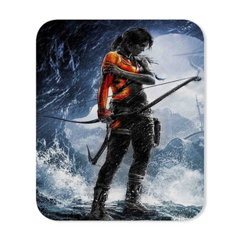 Rise of the Tomb Raider Archer Custom Mouse Pad Gaming Rubber Backing