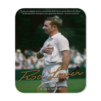 Rod Laver Tennis Custom Mouse Pad Gaming Rubber Backing
