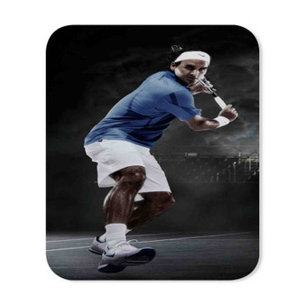 Roger Federer Arts Custom Mouse Pad Gaming Rubber Backing