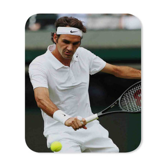 Roger Federer Tennis New Custom Mouse Pad Gaming Rubber Backing