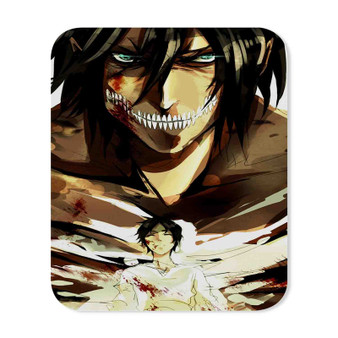 Shingeki no Kyojin Face New Custom Mouse Pad Gaming Rubber Backing