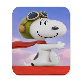 Snoopy The Peanuts Custom Mouse Pad Gaming Rubber Backing