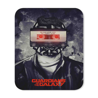 Star Lord Guardians of The Galaxy Cassette Custom Mouse Pad Gaming Rubber Backing