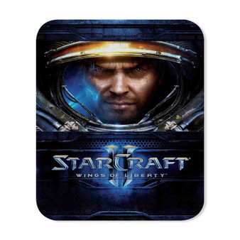 Star Craft II Wings of Liberty New Custom Mouse Pad Gaming Rubber Backing