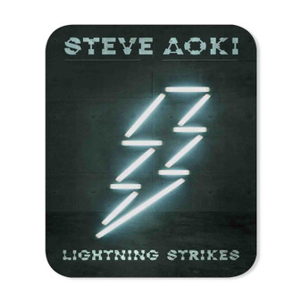 Steve Aoki Lightning Strikes Custom Mouse Pad Gaming Rubber Backing