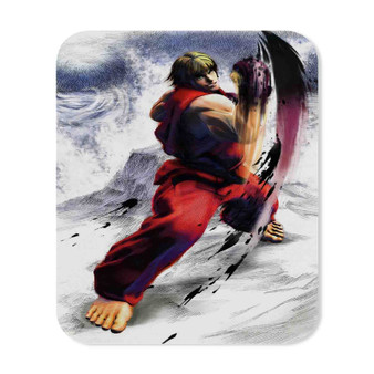 Street Fighter IV Ken Masters Custom Mouse Pad Gaming Rubber Backing