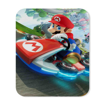 Super Mario Kart Art Custom Mouse Pad Gaming Rubber Backing