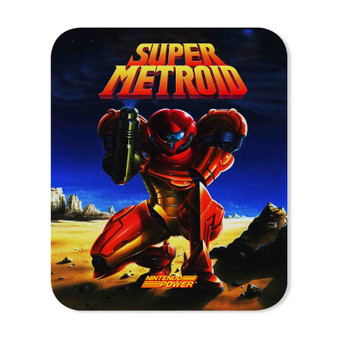 Super Metroid Arts Custom Mouse Pad Gaming Rubber Backing