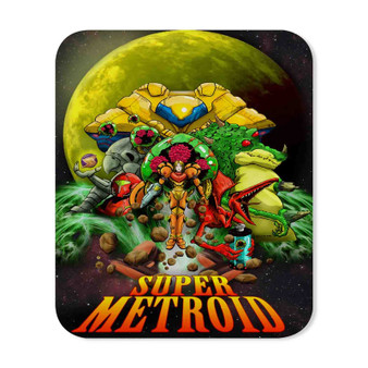 Super Metroid Game New Custom Mouse Pad Gaming Rubber Backing