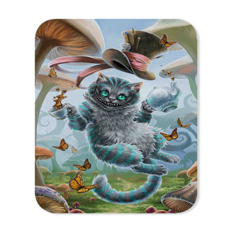 The Cheshire Cat Alice in Wonderland Custom Mouse Pad Gaming Rubber Backing