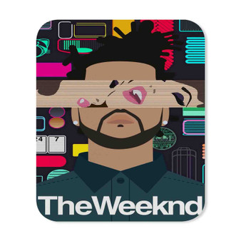 The Weeknd Art Custom Mouse Pad Gaming Rubber Backing