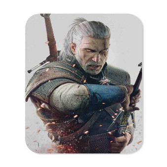 The Witcher 3 Wild Hunt With Sword Custom Mouse Pad Gaming Rubber Backing